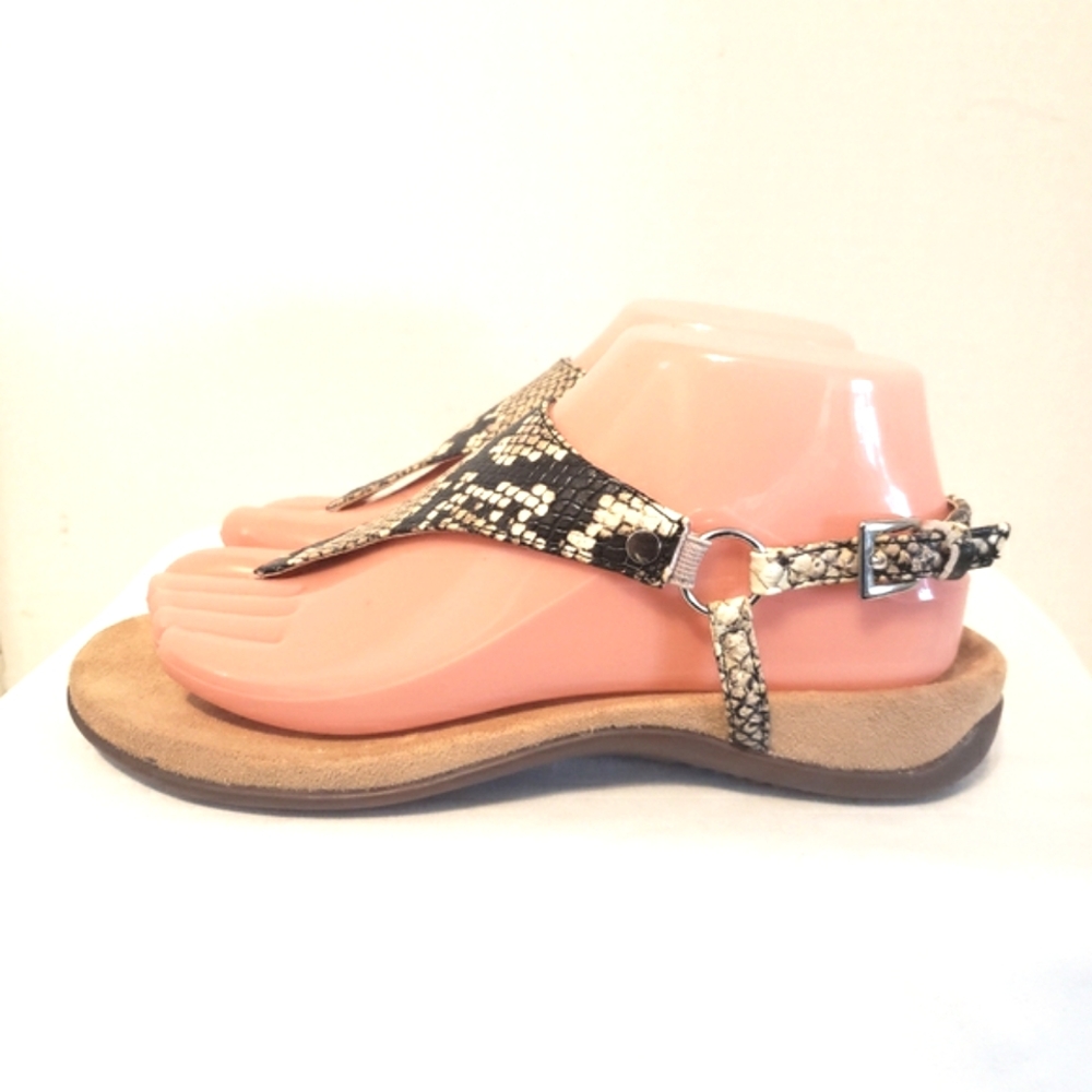 Vionic Sandals Python Snake Print Size 7 Lightwei… - image 3